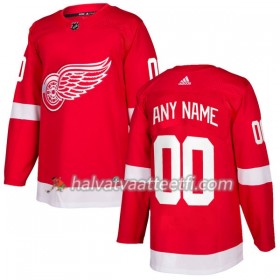 Miesten NHL Detroit Red Wings Pelipaita Custom Adidas 2017-2018 Punainen Authentic